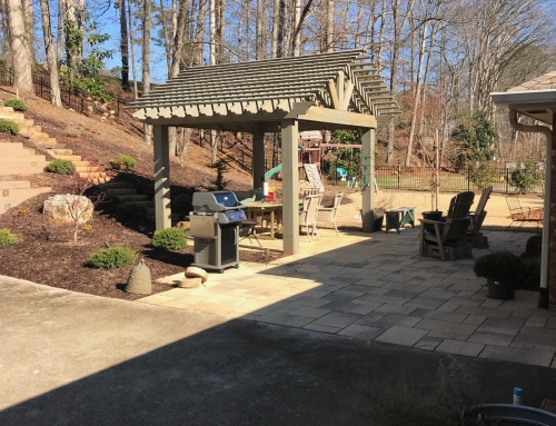 Custom Pavilion Build and Paver Patio Roswell, GA